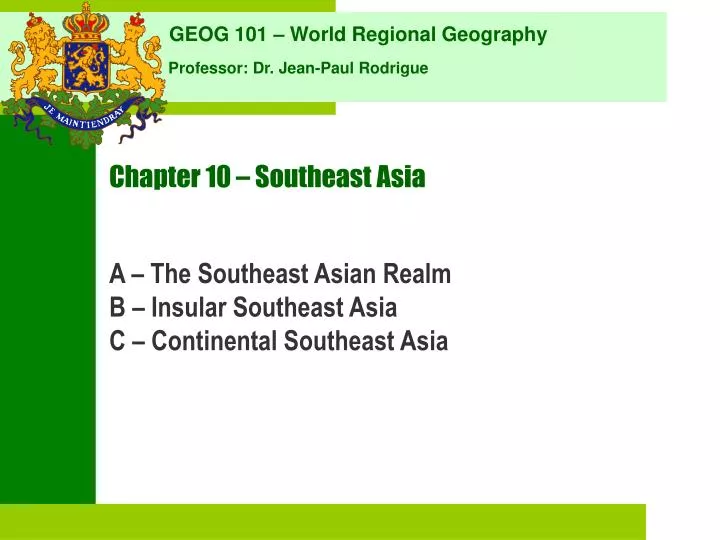 chapter 10 southeast asia