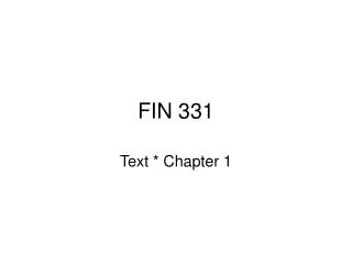 fin 331