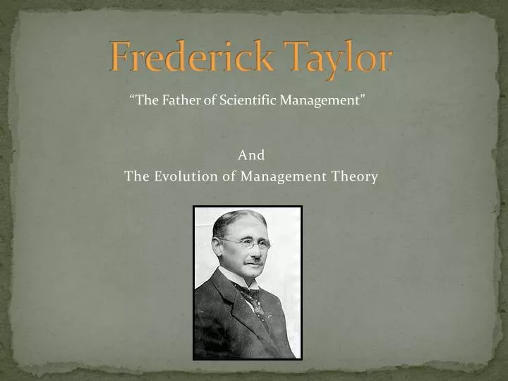 frederick taylor