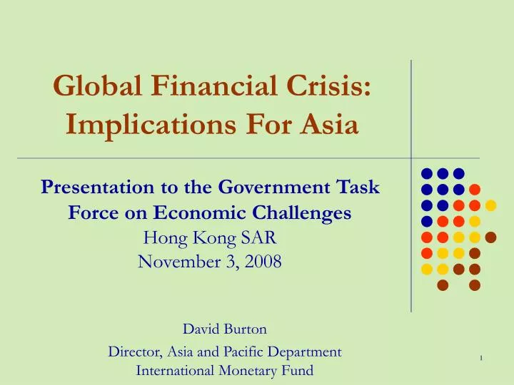 global financial crisis implications for asia