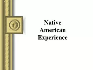 native american experience