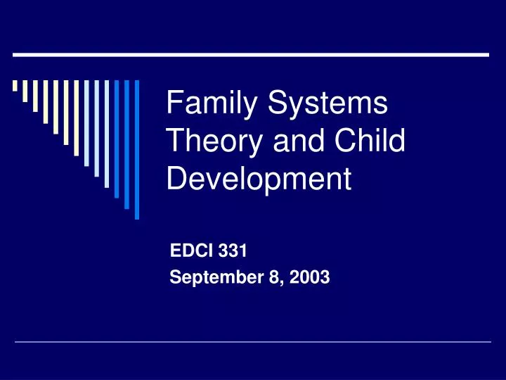 family systems theory and child development