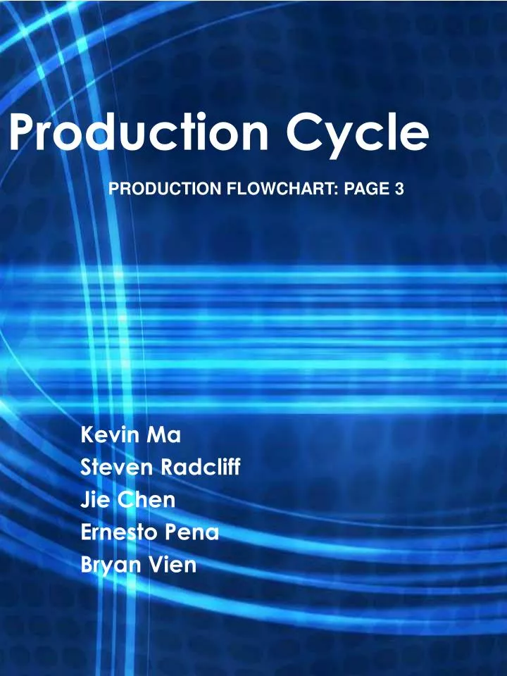 production cycle