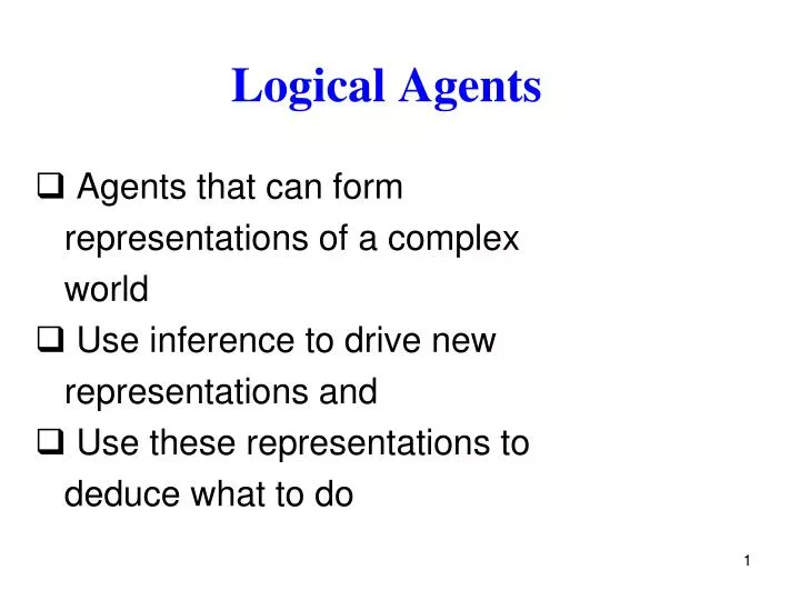 logical agents