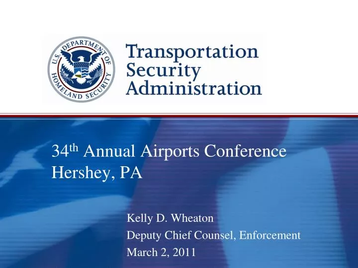 34 th annual airports conference hershey pa