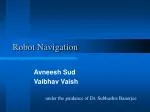 Robot Navigation - slide 1
