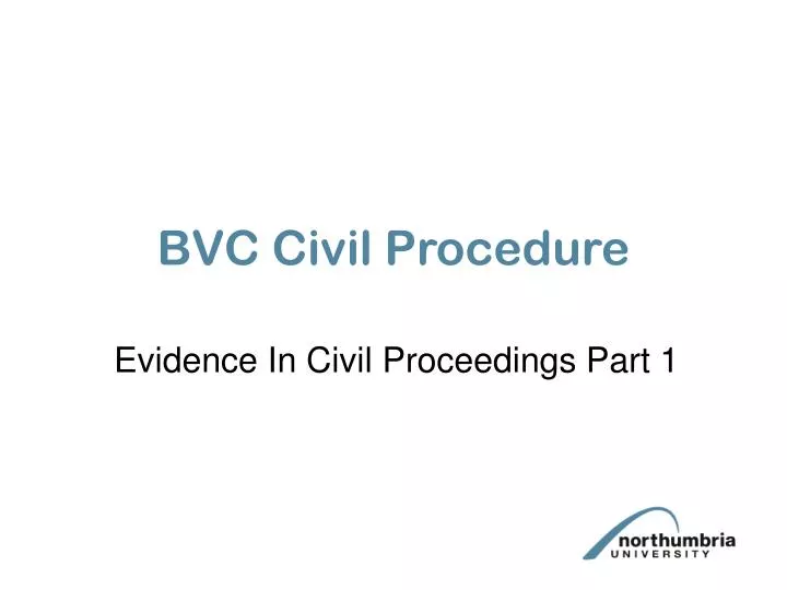 bvc civil procedure