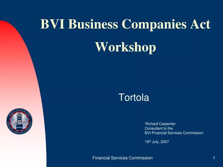 bvi business companies act workshop