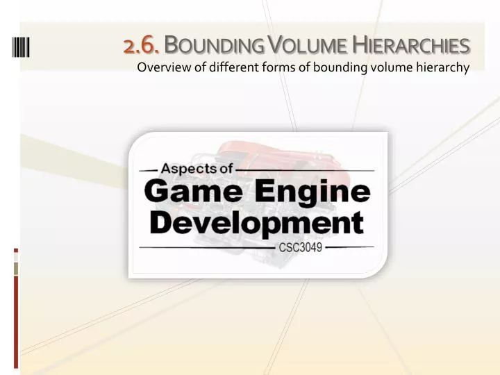 2 6 bounding volume hierarchies