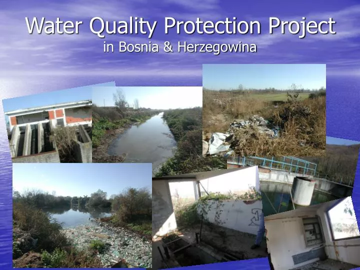 water quality protection project in bosnia herzegowina