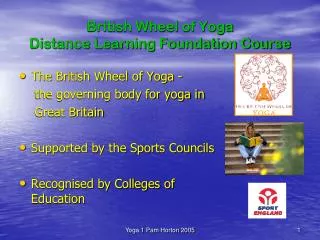 British Wheel of Yoga Distance Learning Foundation Course