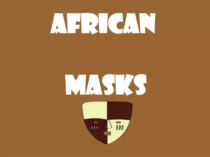 african masks