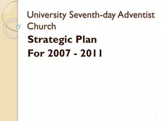 University Seventh-day Adventist Church