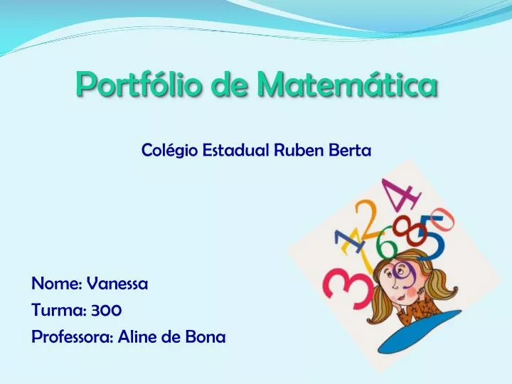 PPT - Portfólio De Matemática PowerPoint Presentation, Free Download ...