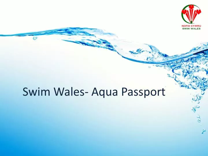 swim wales aqua passport