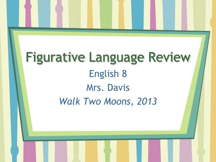 figurative language review
