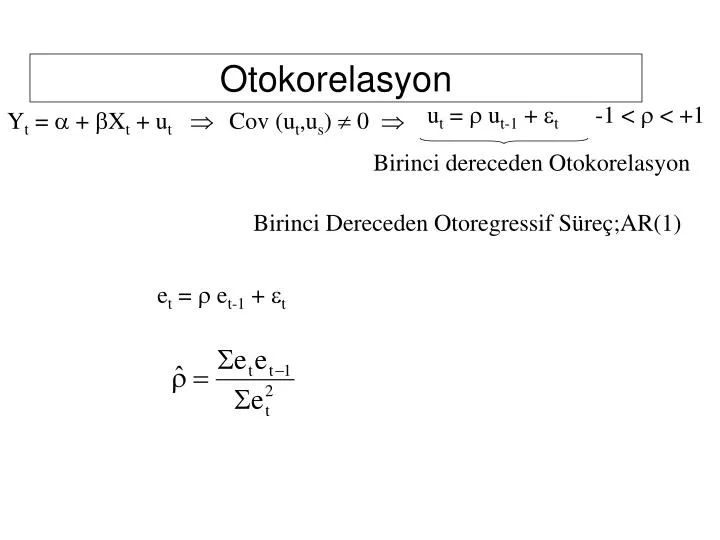 otokorelasyon