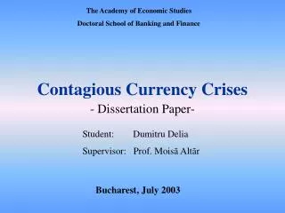 Contagious Currency Crises