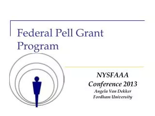 Federal Pell Grant Program