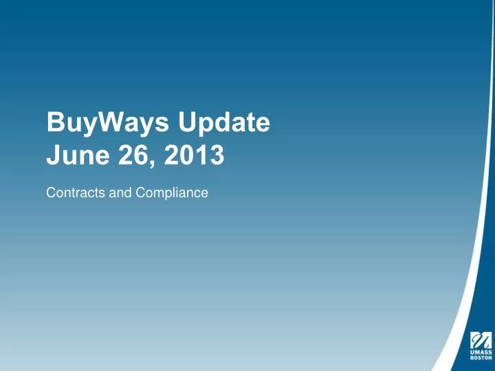 buyways update june 26 2013