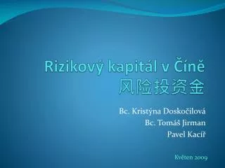 rizikov kapit l v n
