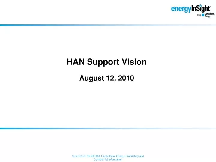 han support vision august 12 2010