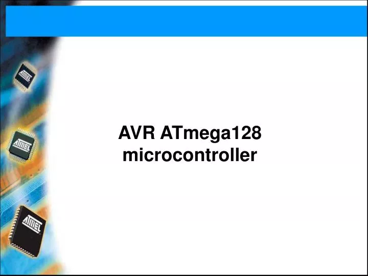 avr atmega128 microcontroller