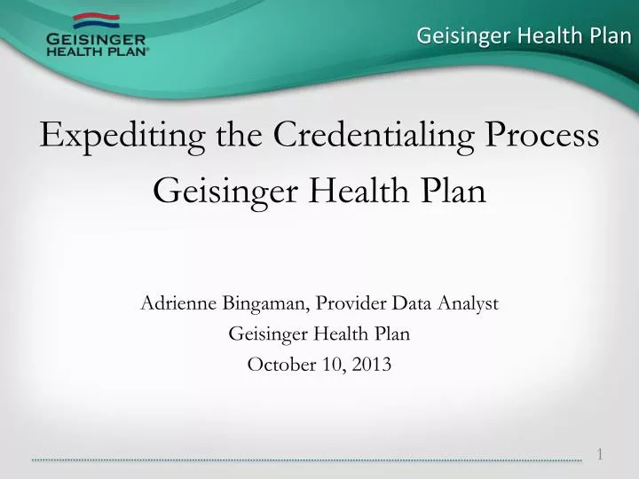 geisinger health plan