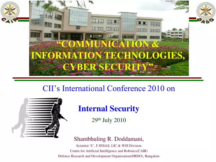 cii s international conference 2010 on internal security