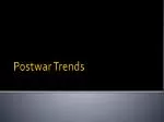 Postwar Trends