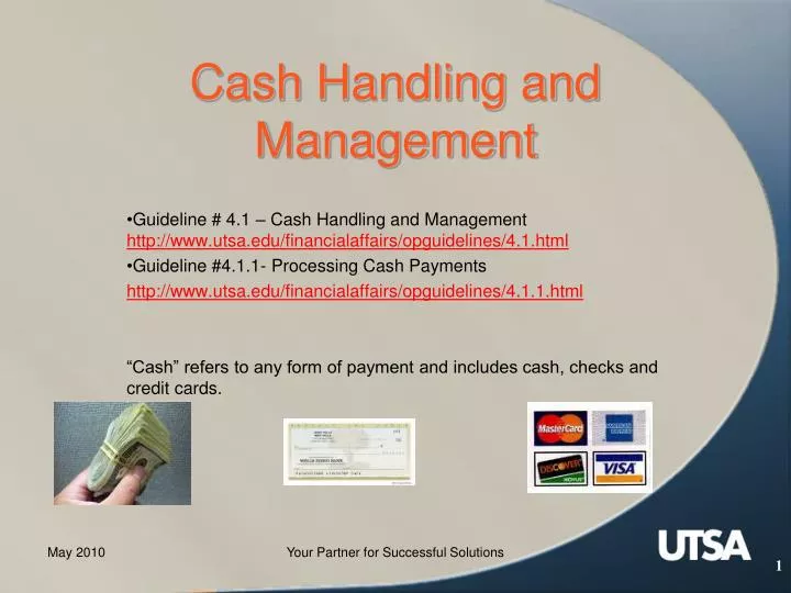 cash handling and management