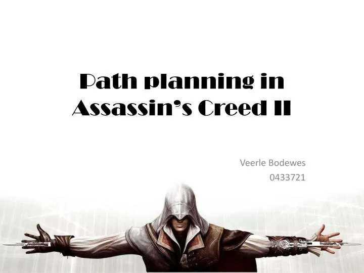 path planning in assassin s creed ii