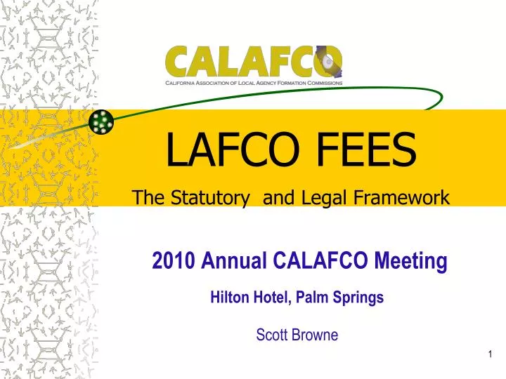 lafco fees the statutory and legal framework