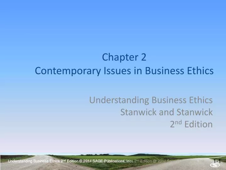 chapter 2 contemporary issues in business ethics