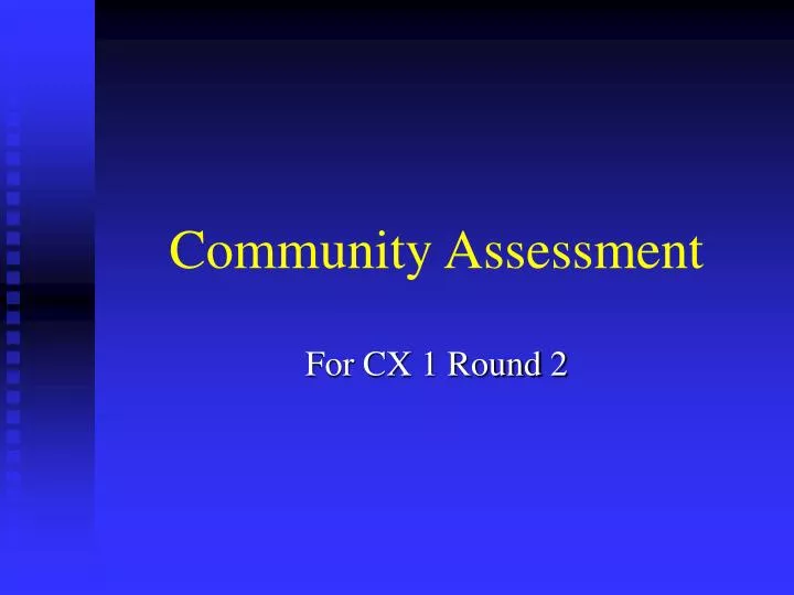 community assessment
