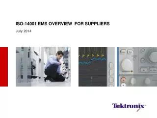 ISO-14001 EMS OVERVIEW FOR SUPPLIERS