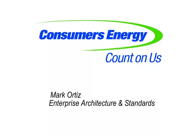 mark ortiz enterprise architecture standards