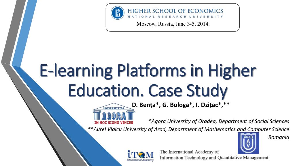 PPT - E-learning Platforms in Higher Education. Case Study PowerPoint ...