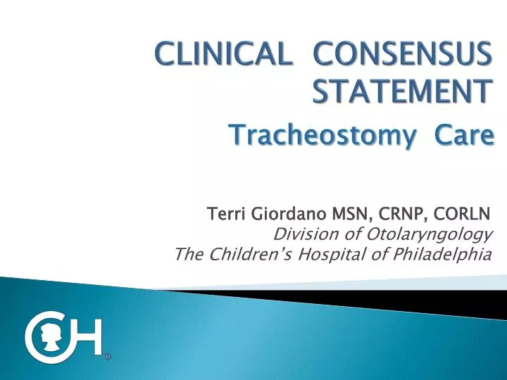 clinical consensus statement
