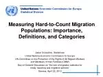 Measuring Hard-to-Count Migration Populations: Insights and Challenges - slide 1