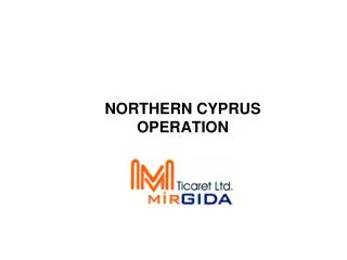 NORTHERN CYPRUS OPERATION
