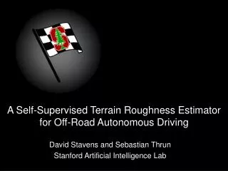 A Self-Supervised Terrain Roughness Estimator for Off-Road Autonomous Driving