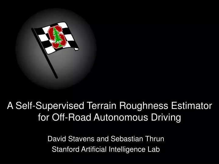 a self supervised terrain roughness estimator for off road autonomous driving
