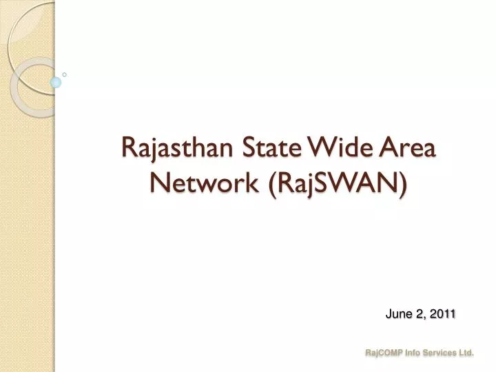 rajasthan state wide area network rajswan