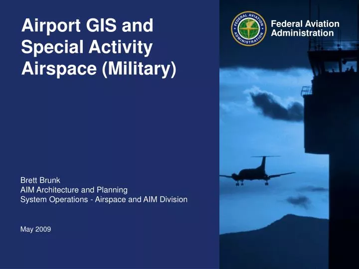 airport gis and special activity airspace military
