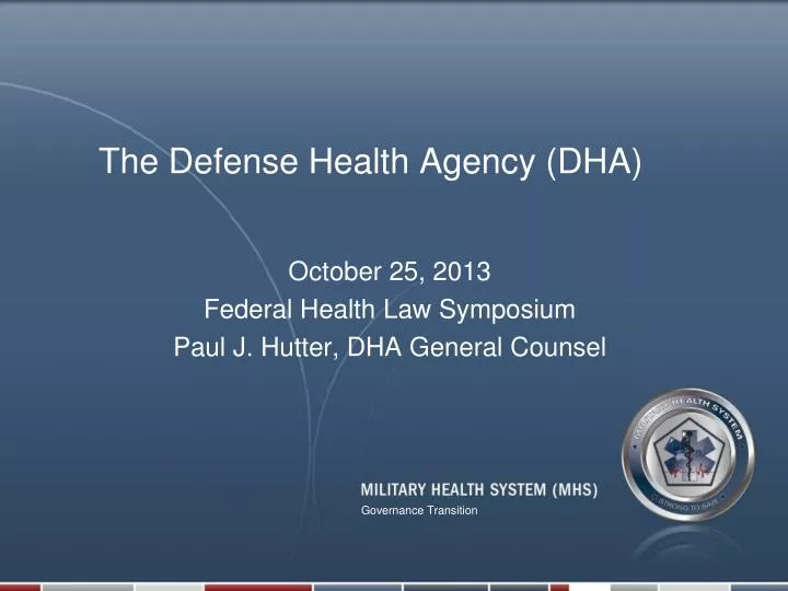the defense health agency dha