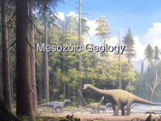 Mesozoic Geology