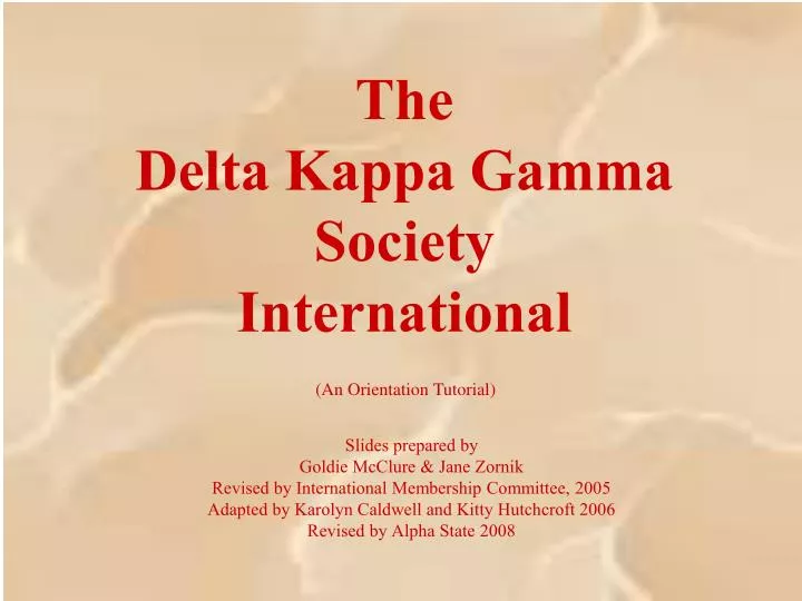 the delta kappa gamma society international