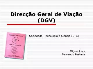 direc o geral de via o dgv