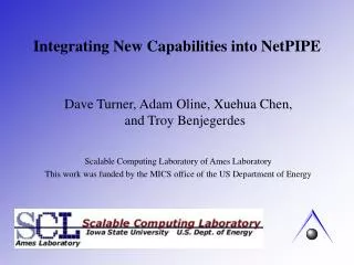 Integrating New Capabilities into NetPIPE